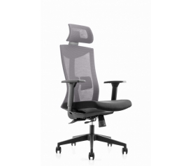Офисное кресло College CLG-428 MBN-A серый/черный