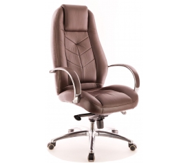 Офисное кресло EVERPROF  DRIFT LUX AL M натуральная кожа коричневый