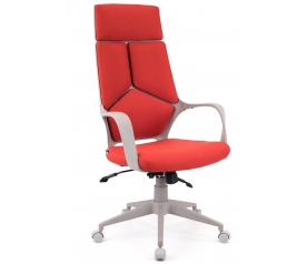 Офисное кресло EVERPROF  Trio Grey TM ткань красный