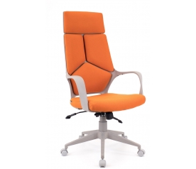 Офисное кресло EVERPROF  Trio Grey TM ткань оранжевый
