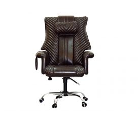 Офисное массажное кресло EGO PRESIDENT EG1005 шоколад