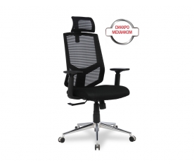 Офисное кресло College HLC-1500HLX (HLC-1500F-1D-1/Black) черный
