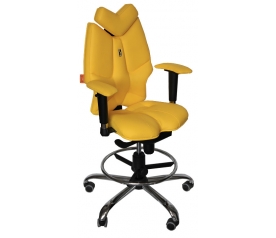 Детское кресло для школьника  Kulik System Fly (желтый)
