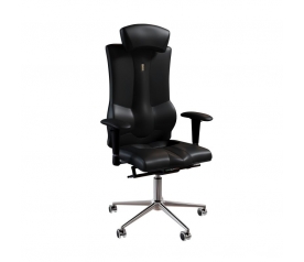 Кресло Kulik System Elegance с подголовником (черный)