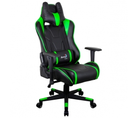 Кресло игровое Aerocool AC220-BG black/green