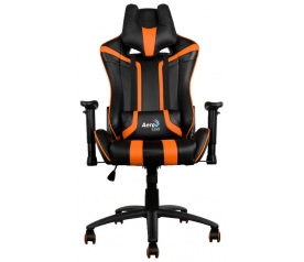 Кресло игровое Aerocool AC120 AIR-BO, black/orange