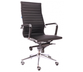 Офисное кресло EVERPROF Rio M натуральная кожа черный