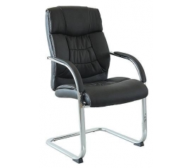 Офисное кресло для посетителей Хорошие кресла George ML (XXL) 150 кг. black