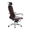 Кресло руководителя МЕТТА Samurai KL-2.04 коричневый # 1