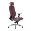 Кресло руководителя МЕТТА Samurai KL-3.04 коричневый # 1