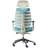 Офисное кресло EVERPROF ERGO grey ткань бирюзовый # 1